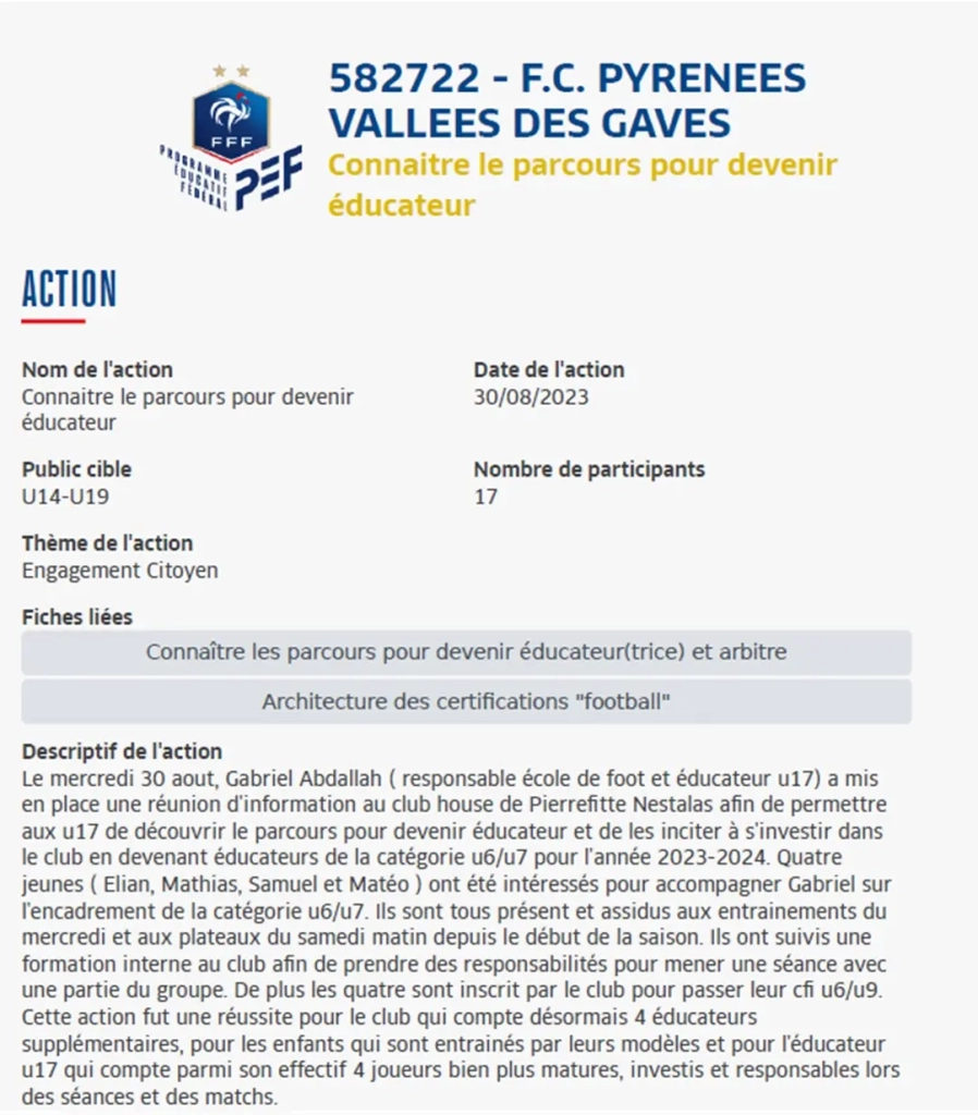 FCPVG PEF Connaitre le parcours pour devenir éducayeur